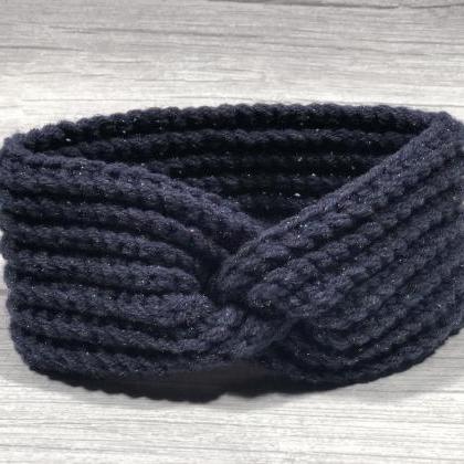 Crochet headband, Adult headband, T..