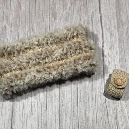 Crochet Earwarmer, 2 In 1 (with Or Without Button..