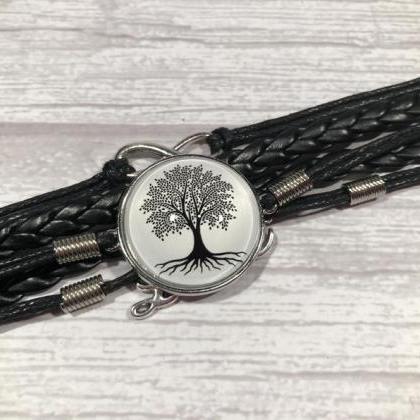 Black And White Edition Bracelet - Tree Of Life -..