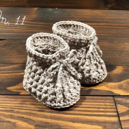 Crocheted Slippers - Organic Cotton - Limited..