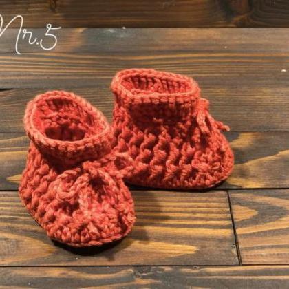 Crocheted Slippers - Organic Cotton - Limited..