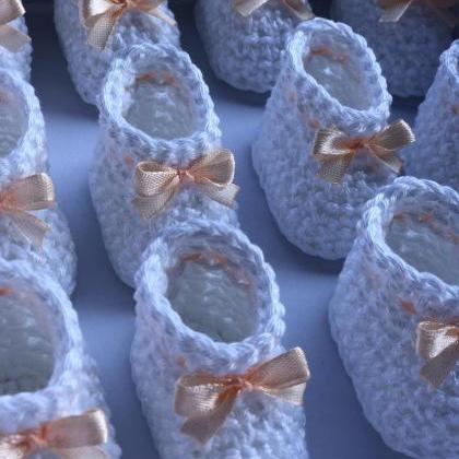 Crocheted slippers - Cotton - Croch..