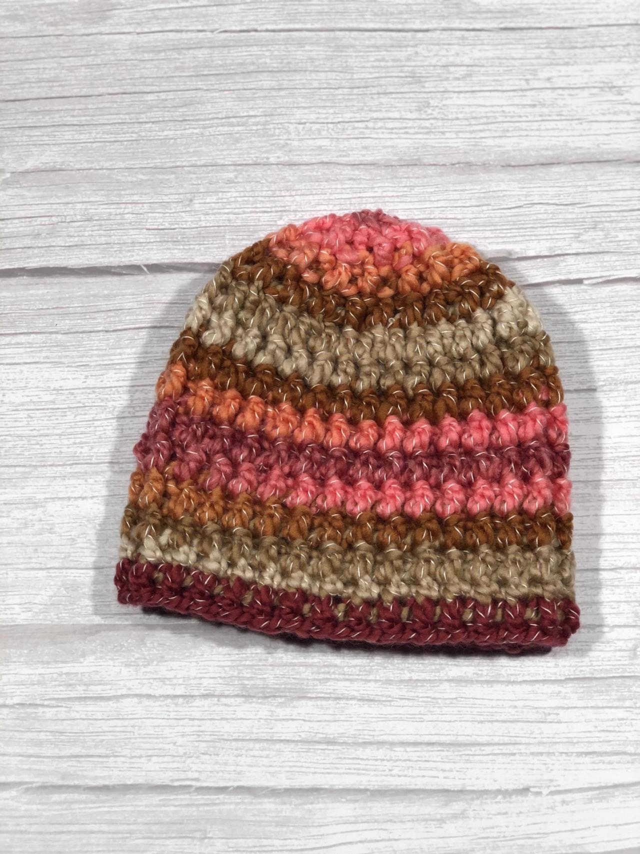Crochet hat, Child hat, Teen hat, Colorful , Unique 014