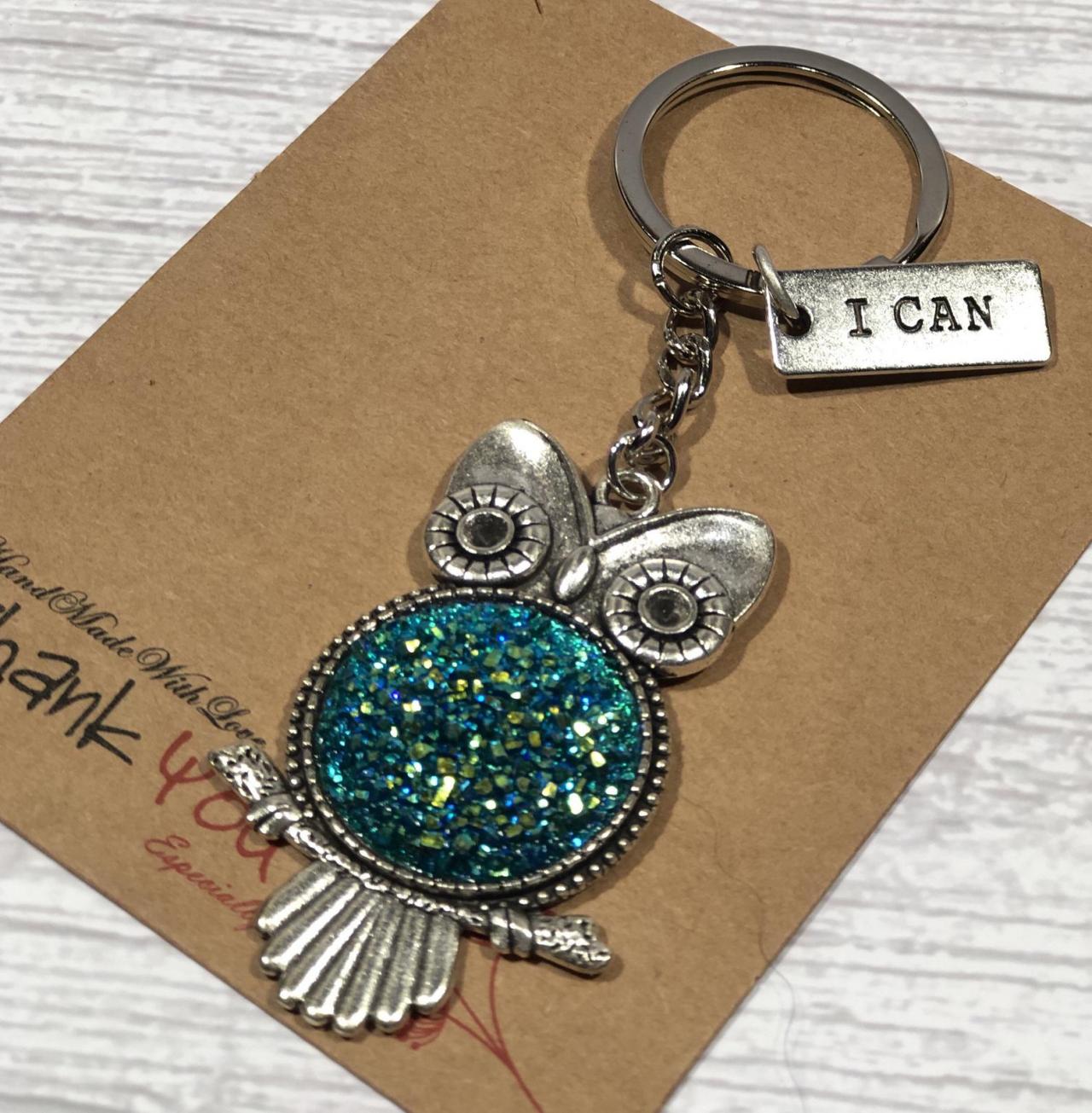 Keychain, Beautiful Gift, Unique Keychain, Gift Idea, Unique Gift, Teen, Adult, Owl