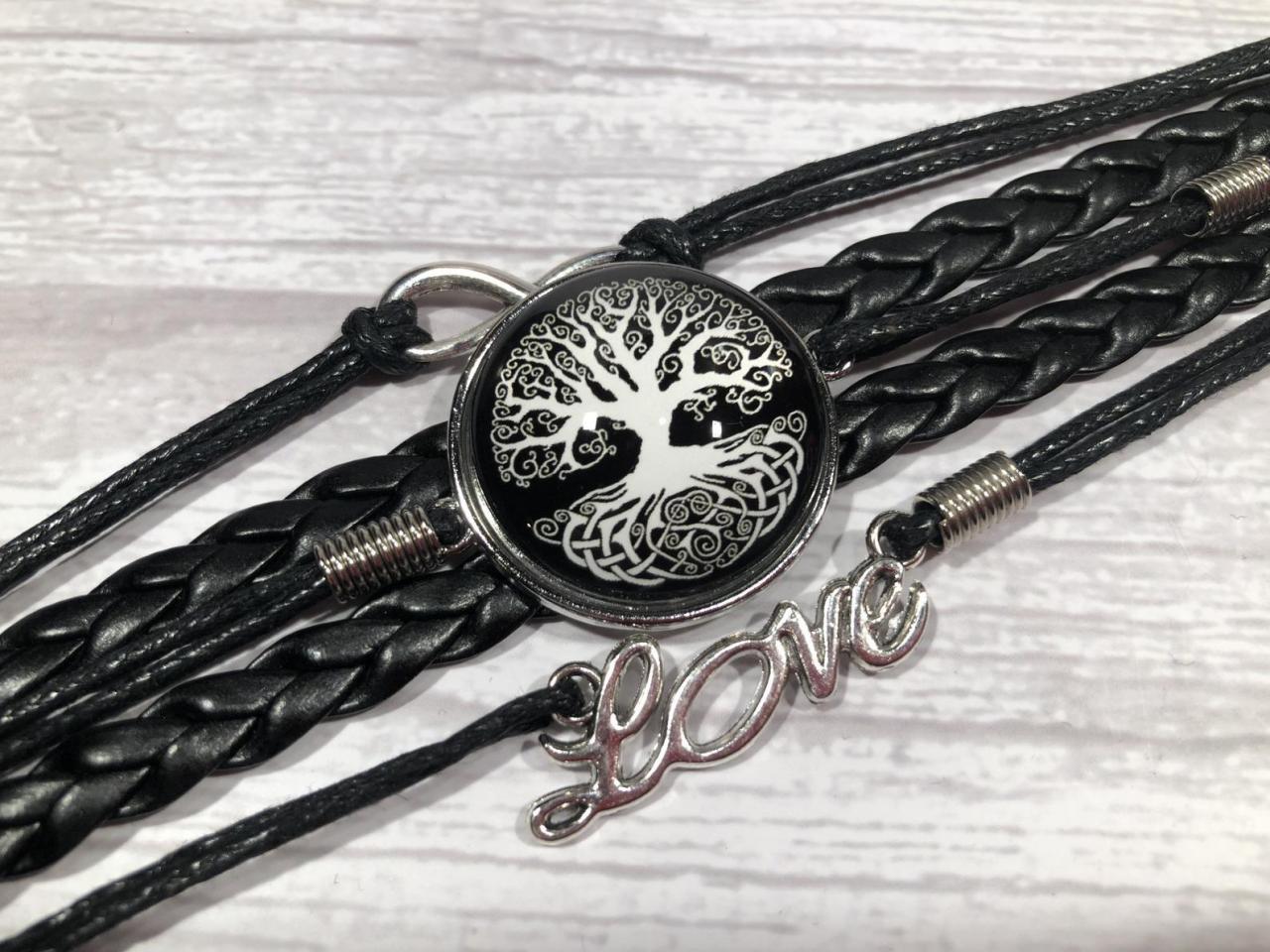 Black And White Edition Bracelet - Tree Of Life - Gift Ideas - Beautiful - Nr.9