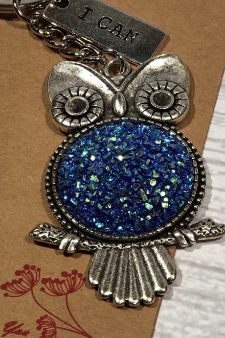 Keychain, Beautiful Gift, Unique Keychain, Gift Idea, Unique Gift, Teen, Adult, Owl