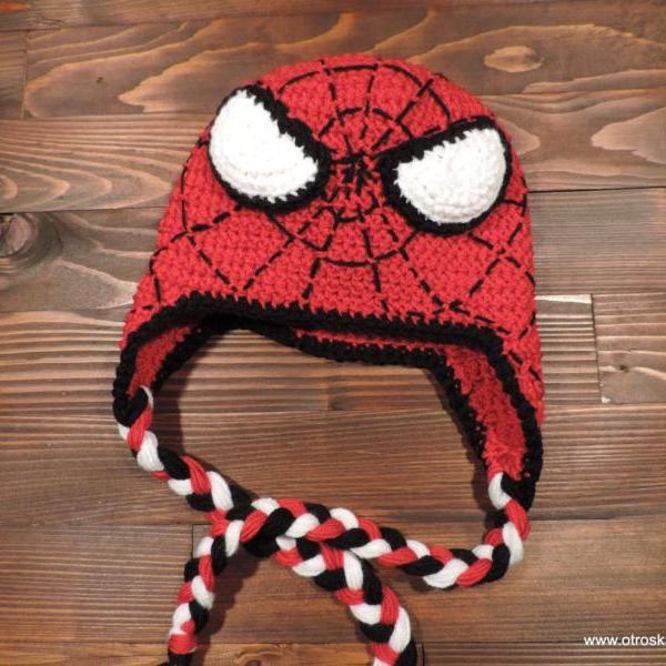 Crochet Hat Spiderman Spiderman Costume Hat Newborn Hat Children Costume Photo Prop Costume on Luulla
